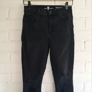 7 For All Mankind Gwenevere Ripped Jeans